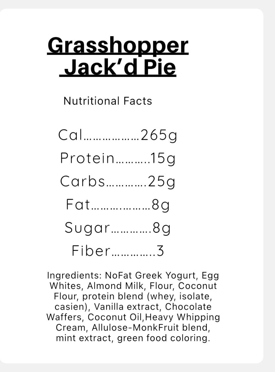 Jack’d Pie